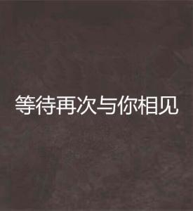 等待，只为与你相遇